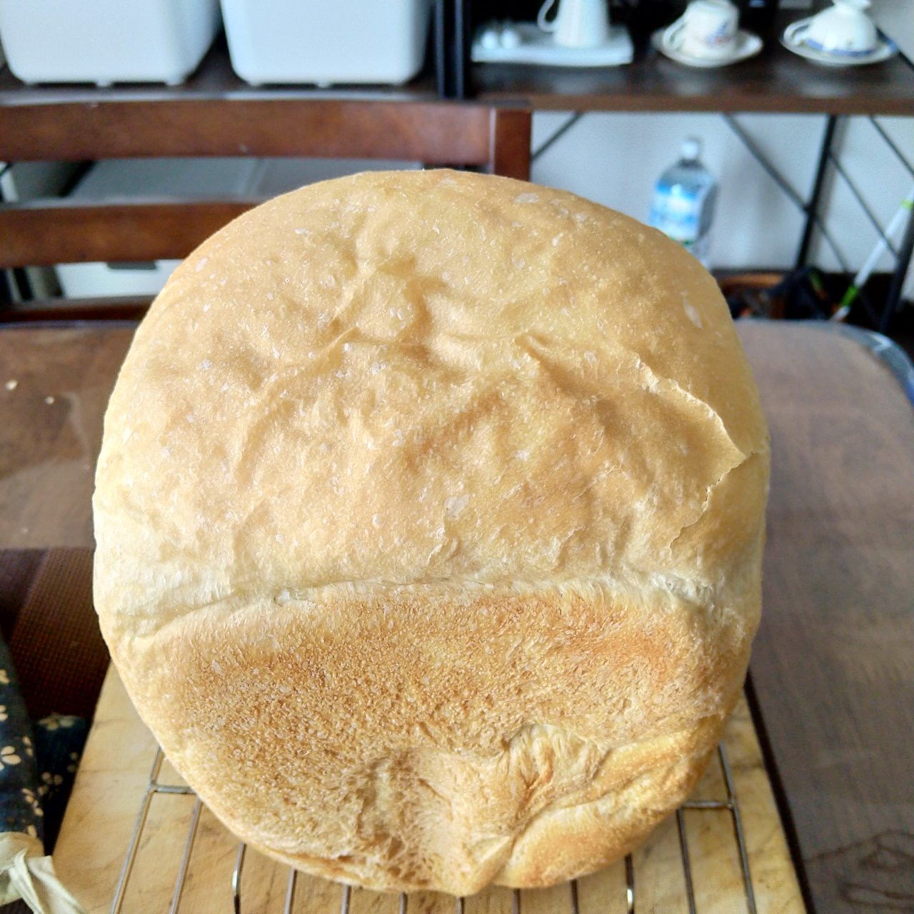 ポン太郎さまから送られてきたホームベーカリーで焼いたパンの写真