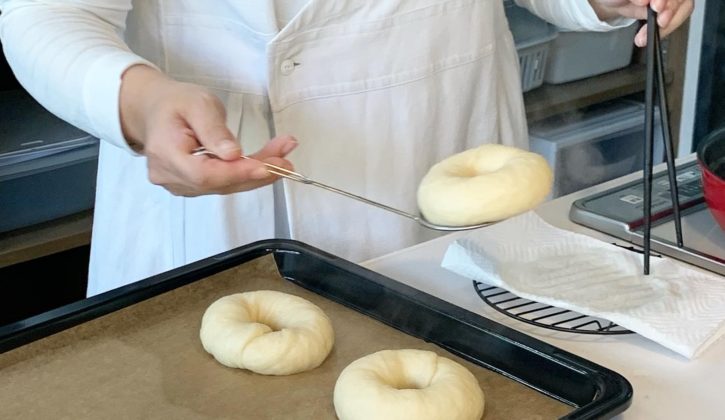 ベーグルのケトリング（奄美大島kafuu breadのみほさんのパン教室