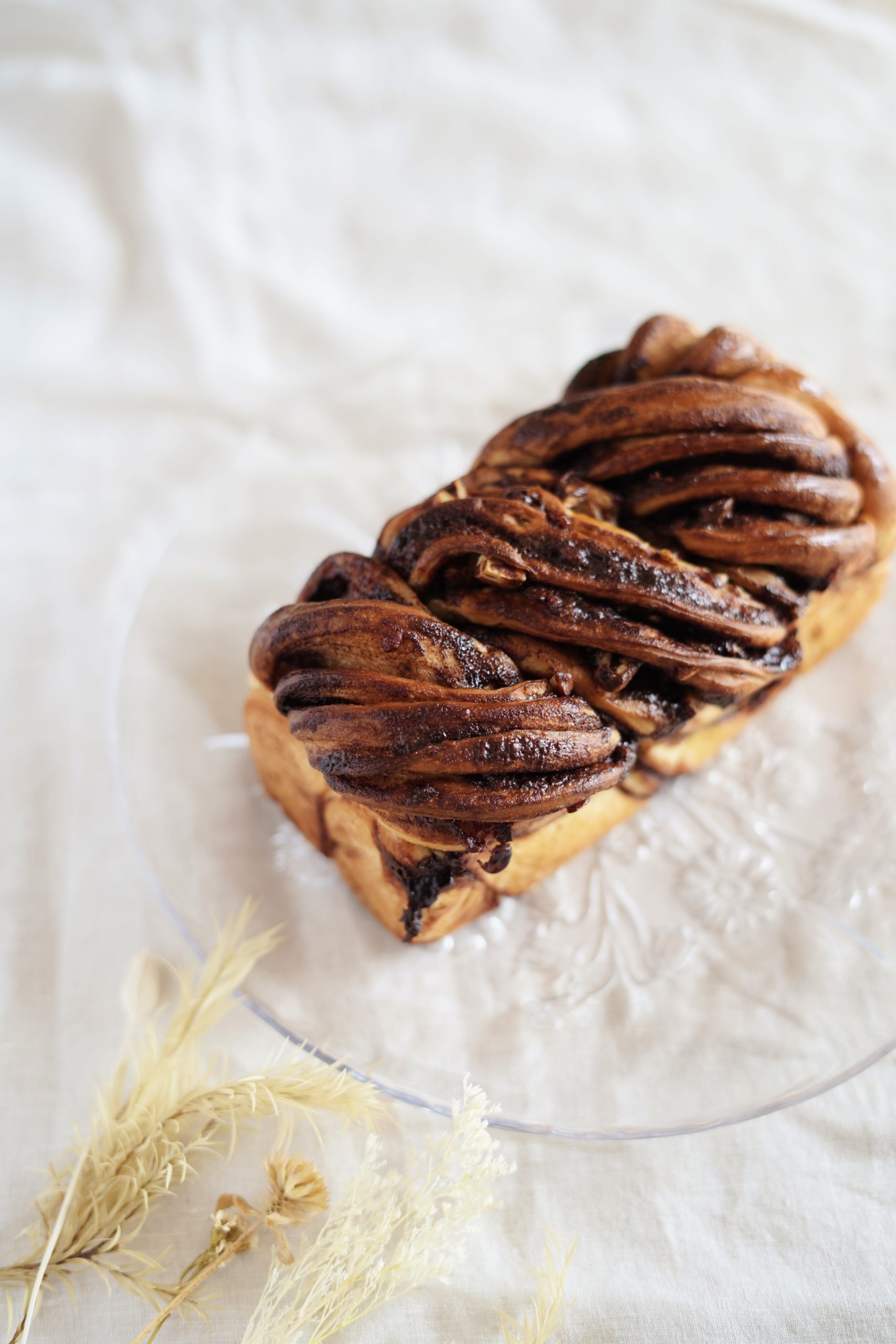 チョコレートバブカの編み模様