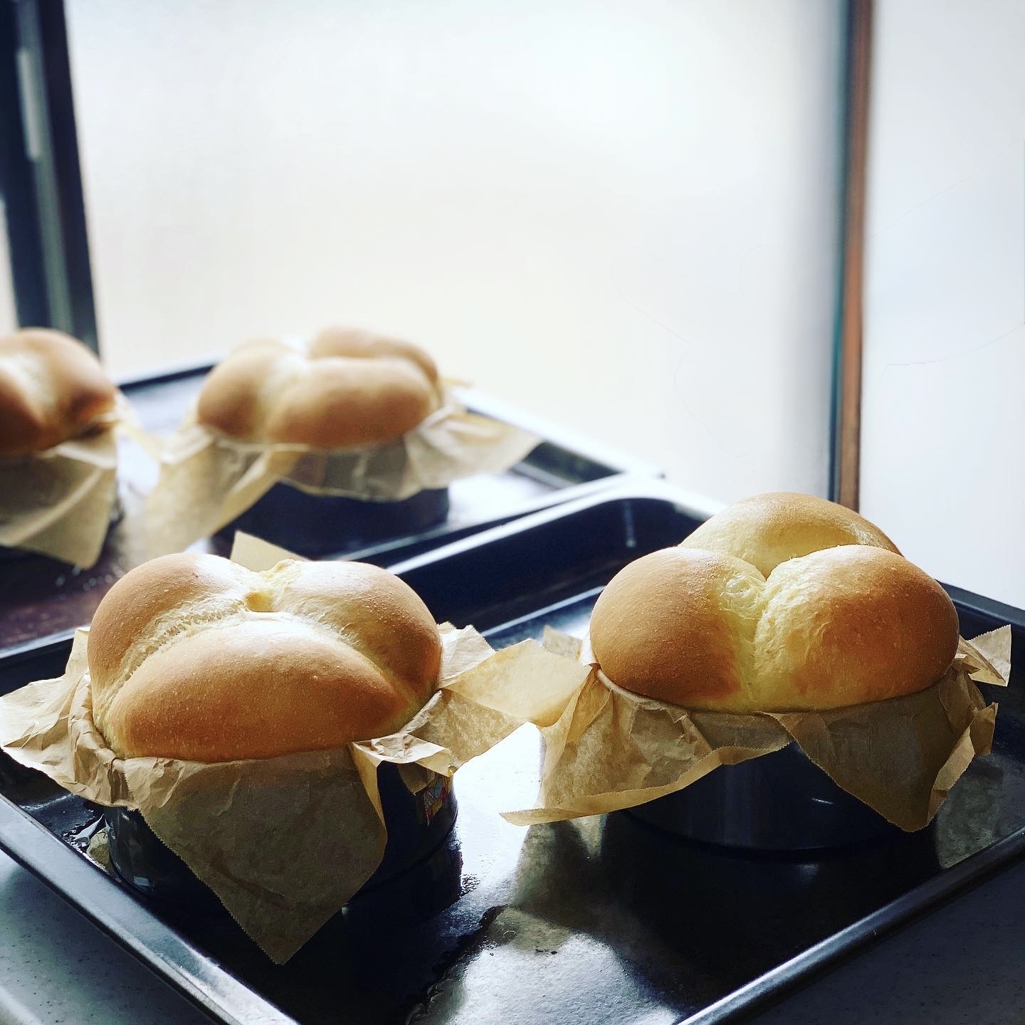 クロワッサン風トースト