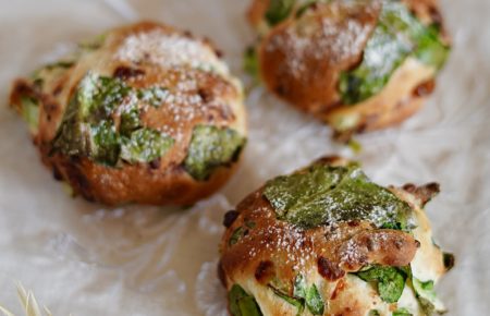 小松菜のダブルチーズブール