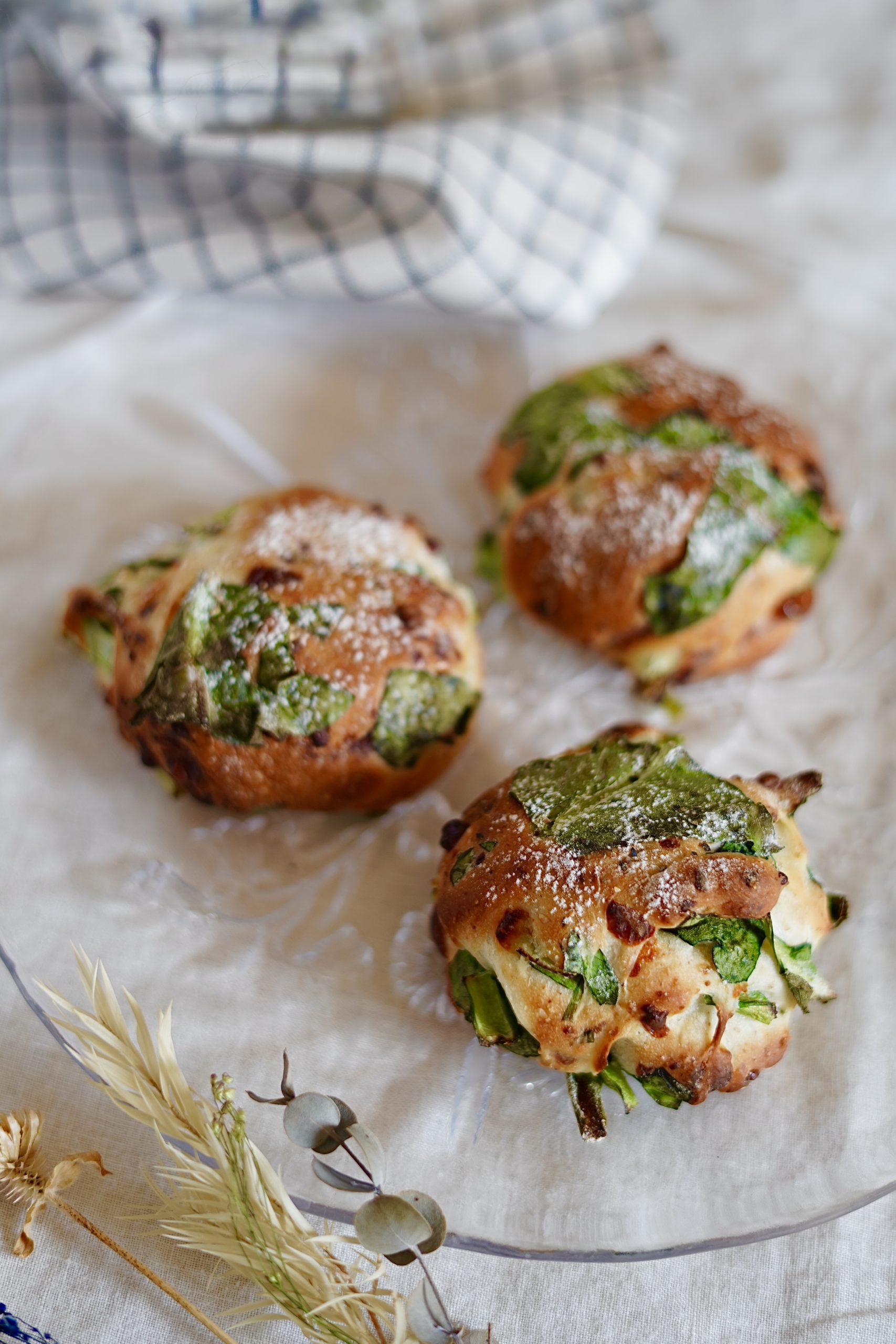 小松菜のダブルチーズブール