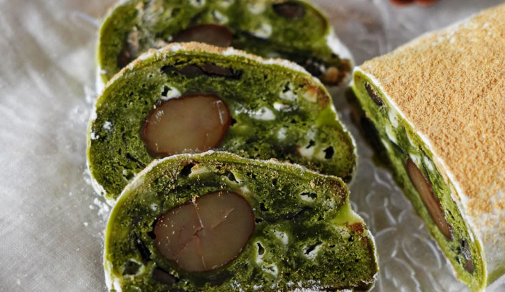 抹茶栗の和風シュトレン